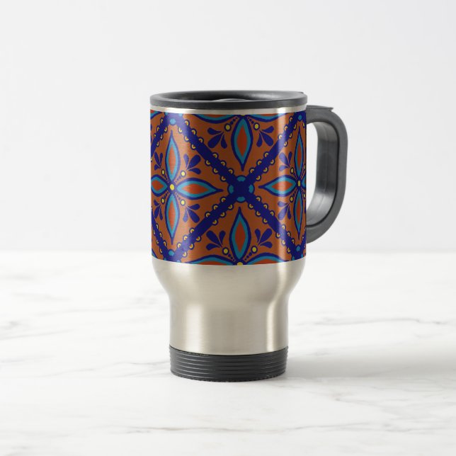 Mug De Voyage Carrelage Talavera (Devant droit)