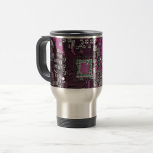 Mug De Voyage Carte circuit imprimé circuit imprimé circuit viol
