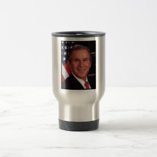 Mug De Voyage Carte de Noël du président américain George Bush