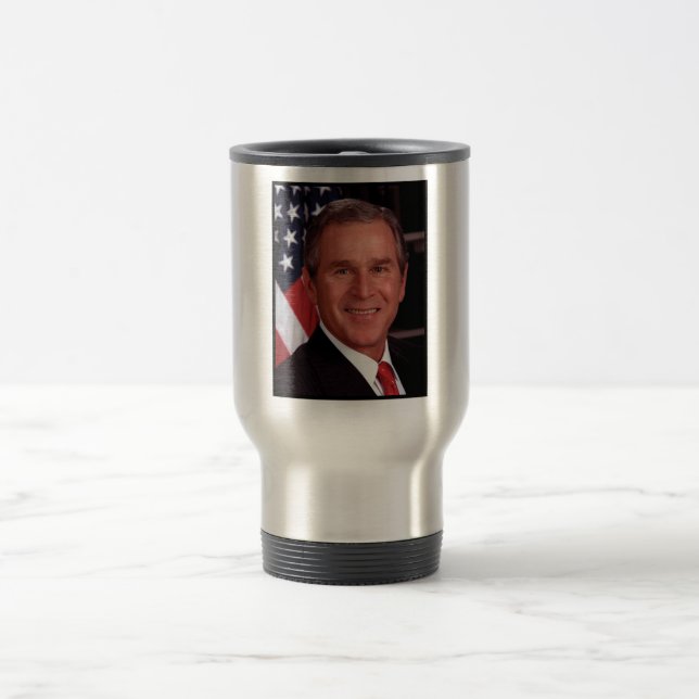 Mug De Voyage Carte de Noël du président américain George Bush (Centre)