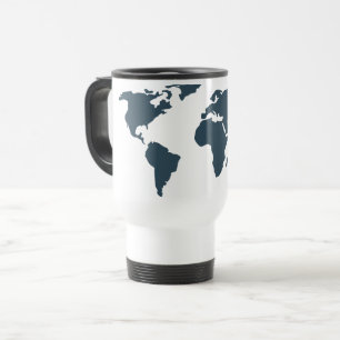 Mug De Voyage Carte du monde Géographie Globe Adventure