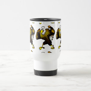 Mug De Voyage Cartoon Combattre l'aigle