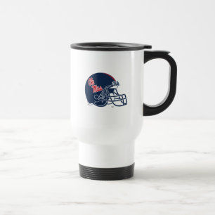 Mug De Voyage Casque Ole Miss Football   bleu foncé