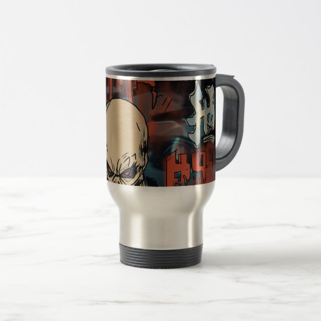 Mug De Voyage Cauchemar de l'eau (Devant droit)