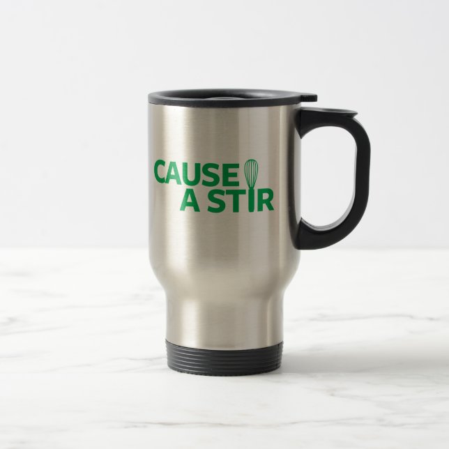 Mug De Voyage Causez un Stir (Droit)