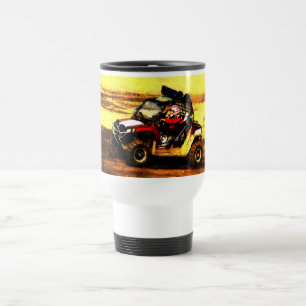 Mug De Voyage Cavalier d'ATV - tous les sports mécaniques