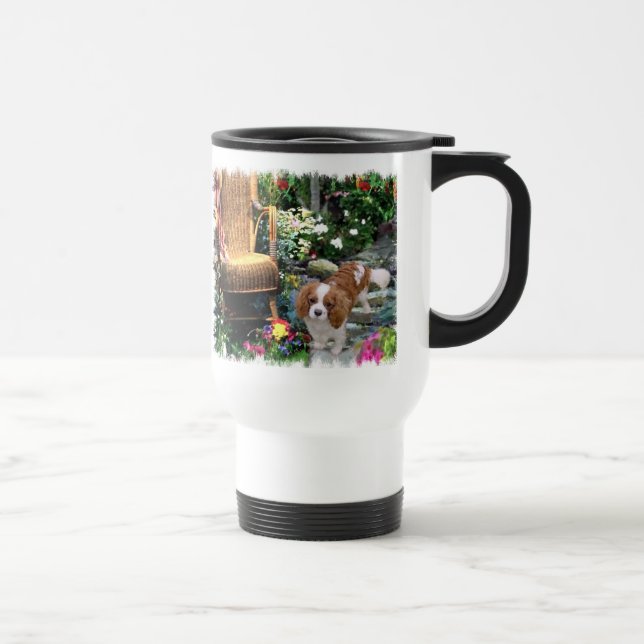 Mug De Voyage Cavalier King Charles Spaniel Art (Droite)
