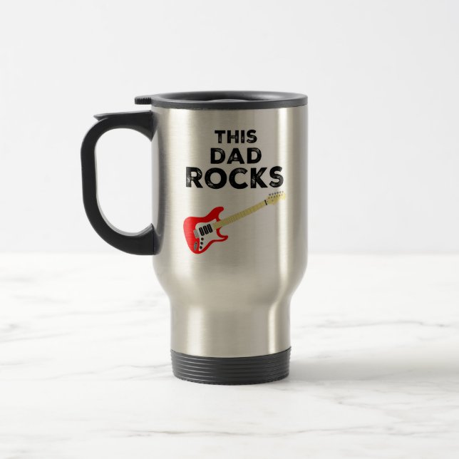 Mug De Voyage Ce Papa Rocks (Gauche)