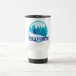 Mug De Voyage Cercle de ski de tellurure