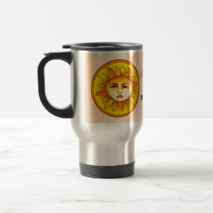 Mug De Voyage Cercle solaire souriant