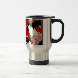 Mug De Voyage Cérémonie japonaise du thé de dame Art Imprimer
