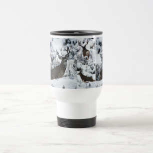Mug De Voyage Cerfs communs mûrs de mâle