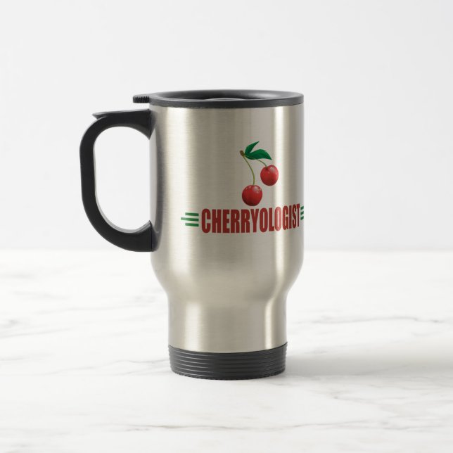 Mug De Voyage Cerises Drôles (Gauche)