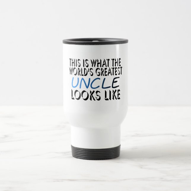Mug De Voyage C'est ce qui le plus grand oncle du monde (2) (Centre)