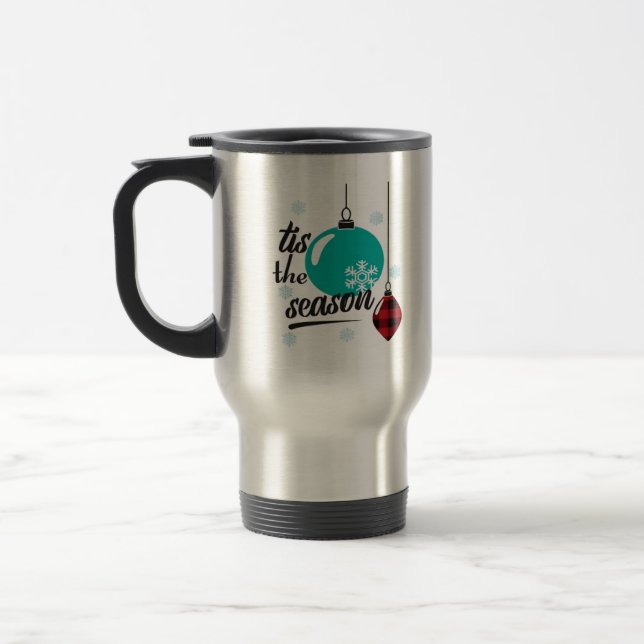 Mug De Voyage C'est la saison classique rétro propre (Gauche)