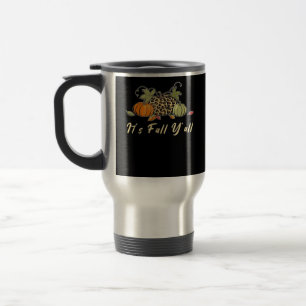 Mug De Voyage C'est l'automne, joyeux automne léopard