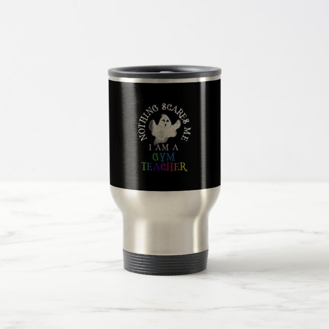 Mug De Voyage C'est mon costume d'enseignant de gym Éffrayante N (Centre)