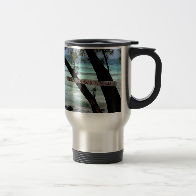 Mug De Voyage Chaises de plage Rum Point Grand Cayman (Droit)