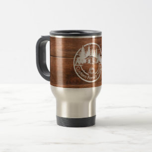 Mug De Voyage Chalet Cabane Grange Maison Rustique Nom de Fami