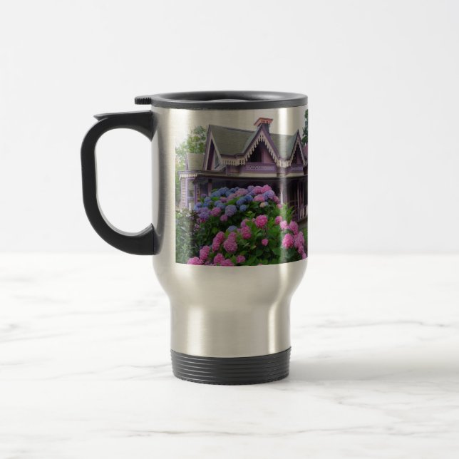 Mug De Voyage Chalet victorien pourpre - Vignoble de Martha (Gauche)