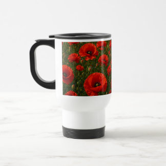 Mug De Voyage Champ de coquelicots