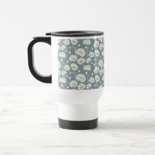 Mug De Voyage Champ de crèmes sur le bleu