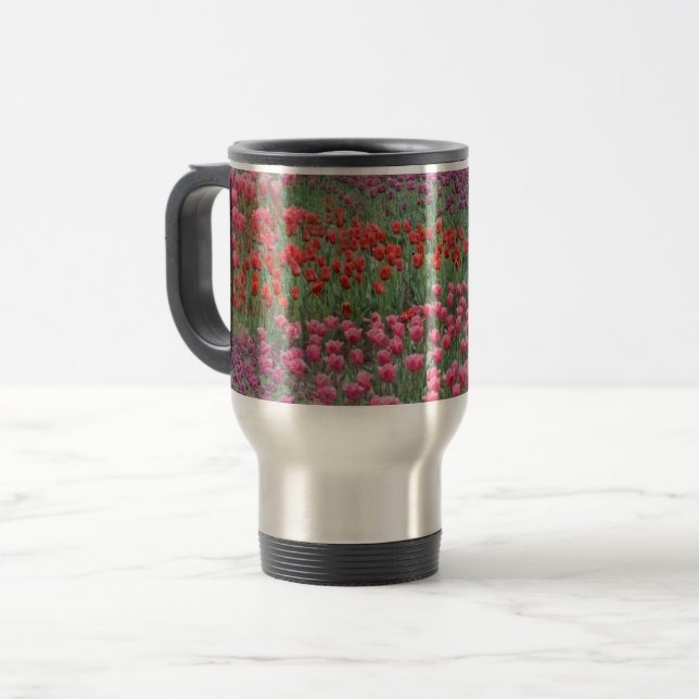 Mug De Voyage Champ De Tulipes (Devant gauche)
