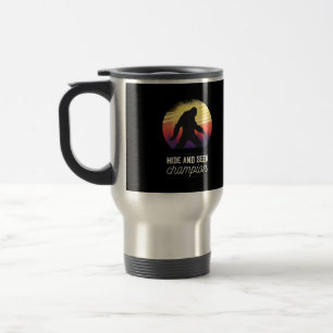 Mug De Voyage Champion de cache-cache Bigfoot - Croyant Yeti drô
