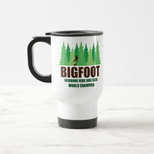 Mug De Voyage Champion du monde de cache-cache de Bigfoot
