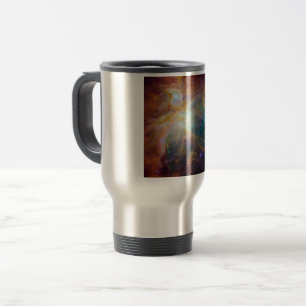 Mug De Voyage Chaos au cœur du composite Spitzer Hubble d'Orion