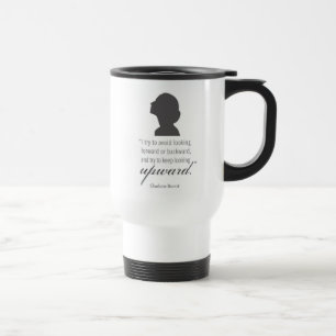 Mug De Voyage Charlotte Bronte - Continuez À Regarder Vers Le Ha