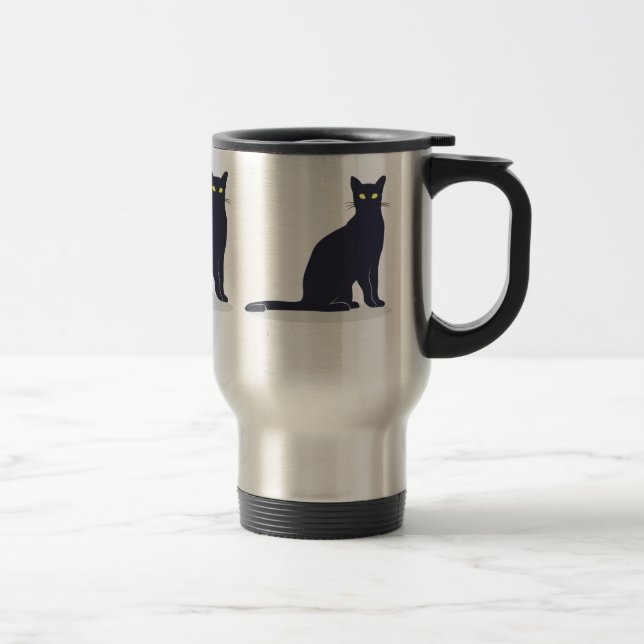 Mug De Voyage Chat (Droit)
