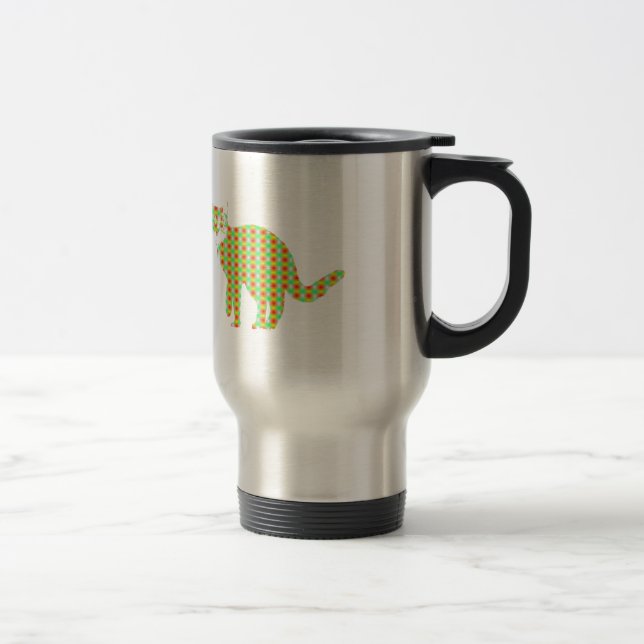 Mug De Voyage Chat à motifs (Droit)