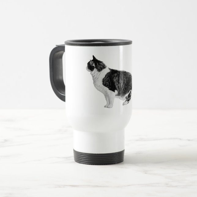 Mug De Voyage Chat au bord de la route, pause douce (Devant gauche)