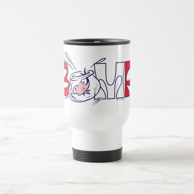 Mug De Voyage Chat dans le Casquette | Bump (Centre)