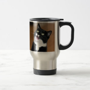 Mug De Voyage Chat de Derpy faisant un visage idiot