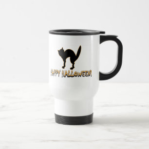 Mug De Voyage Chat effrayant d'Halloween