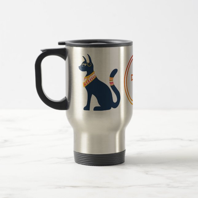Mug De Voyage Chat égyptien (Gauche)