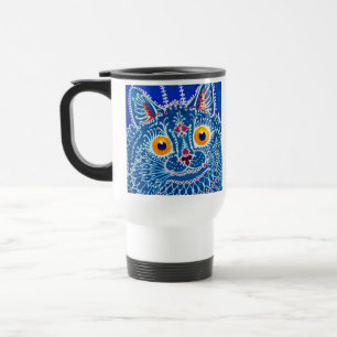 Mug De Voyage Chat gothique bleu