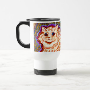 Mug De Voyage Chat Kaléidoscope