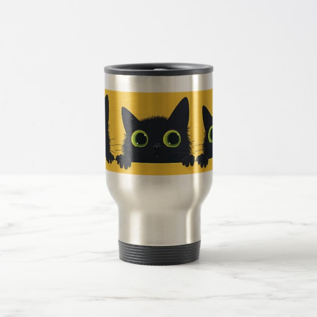 Mug de voyage Chat Noir (Centre)