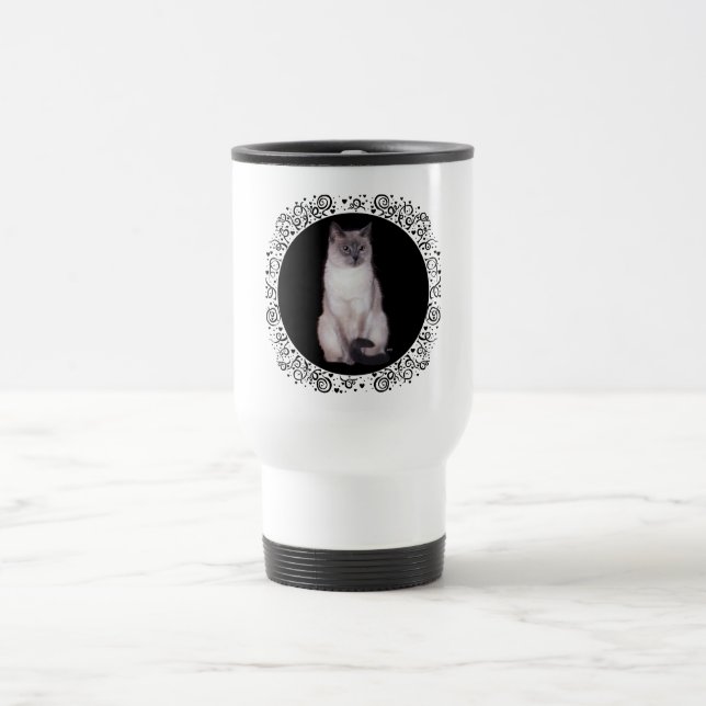 Mug De Voyage Chat siamois (Centre)