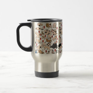 Mug De Voyage Chat vintage japonais motif Ukiyo-e : Kuniyoshi