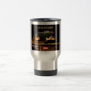 Mug De Voyage Château de Salzbourg Autriche - Photo Pro de haute