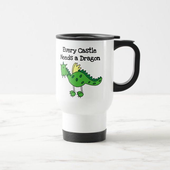 Mug De Voyage Château Dragon (Droite)