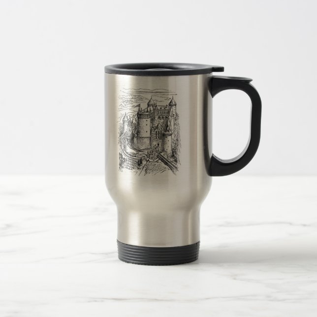Mug De Voyage Château médiéval (Droit)