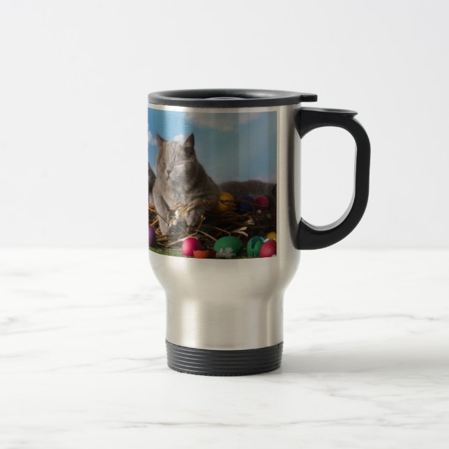 Mug De Voyage Chats de Pâques (Droit)