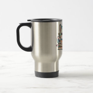 Mug De Voyage chats mignons Livres de design extraordinaire par