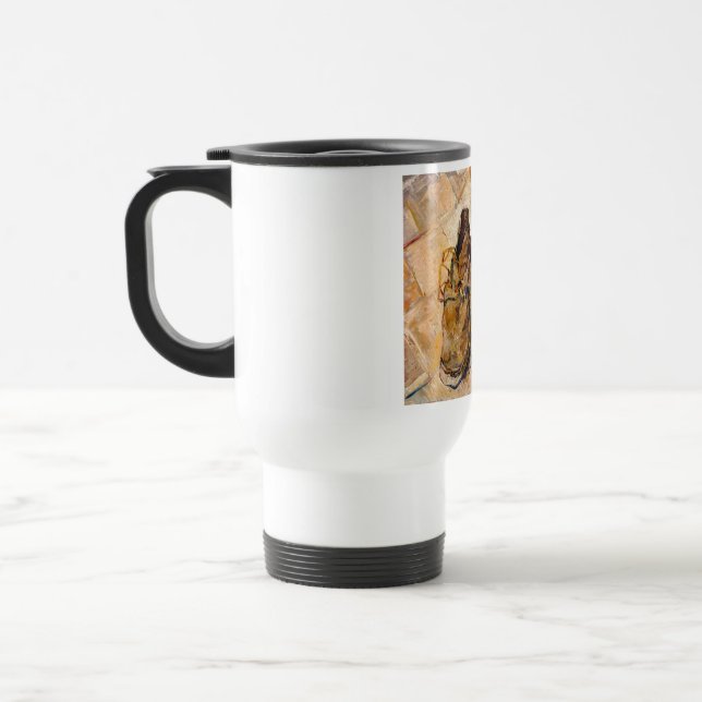 Mug De Voyage Chaussures de Van Gogh Peinture Art (Gauche)