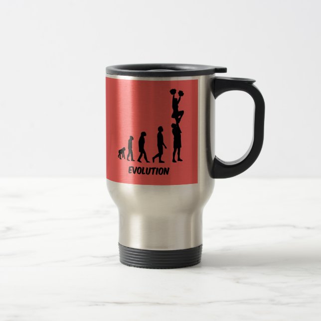 Mug De Voyage Cheerleading drôle (Droit)